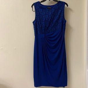 Elegant blue dress